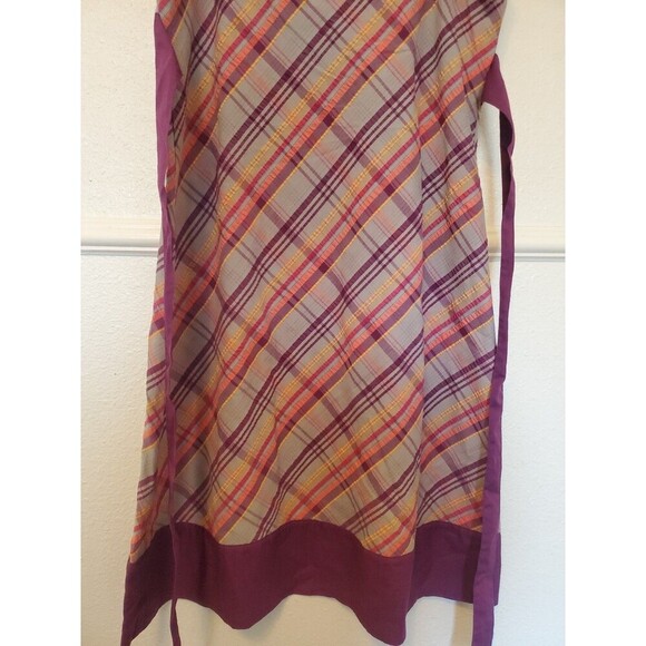 Patagonia Dress Plaid Madras Seersucker Netty Dress Size 10 90s Y2K - Picture 7 of 15